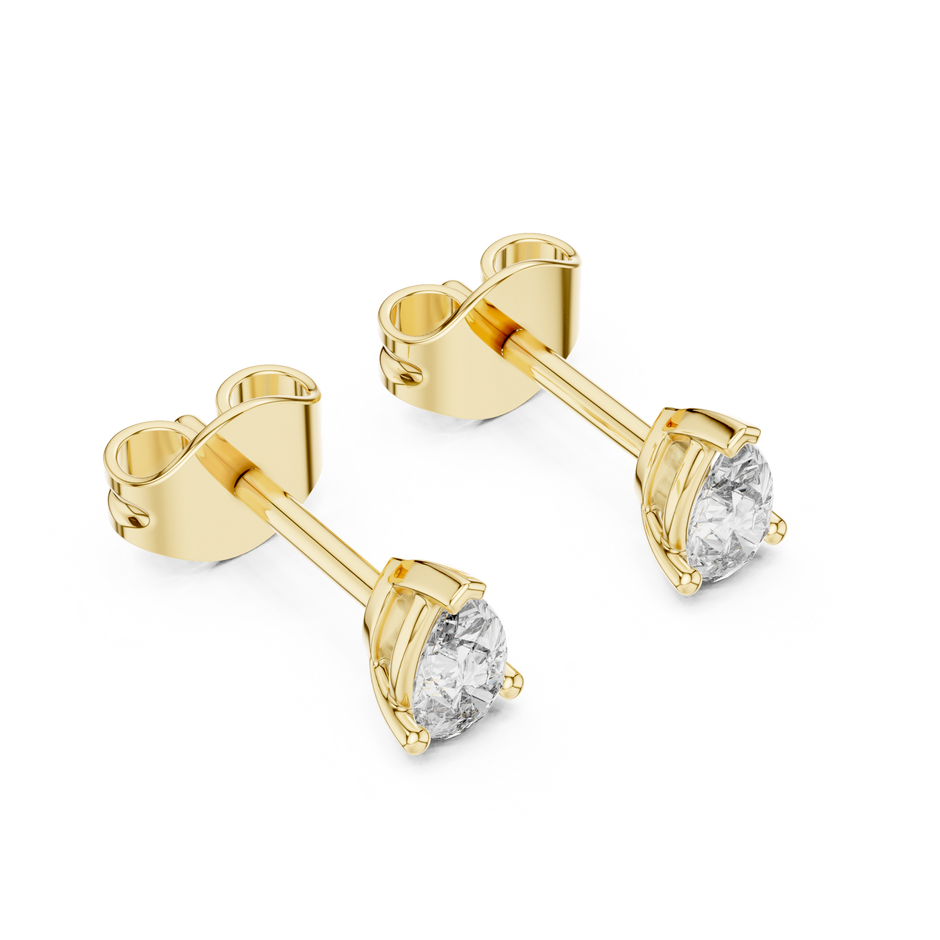 0.25 Ct Pear Solitaire V-Prong Lab Grown Diamond Earring