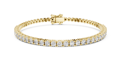 The Heritage Round Lab Grown Diamond Four-Prong Tennis Bracelet