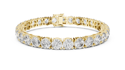 High-Brilliance Lab Grown Diamond Four-Prong Classic Tennis Bracelet.
