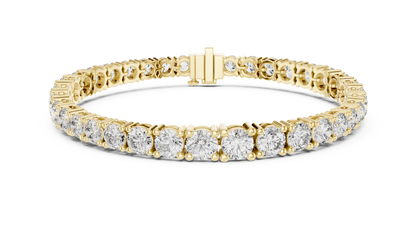 The Royal Graduated Round Lab Grown Diamond Four-Prong Tennis Bracelet.