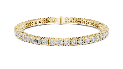 The Eternity Round Lab Grown Diamond Four-Prong Tennis Bracelet