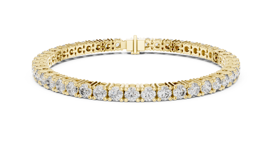 The Eternity Round Lab Grown Diamond Four-Prong Tennis Bracelet