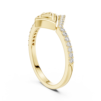 Geometric Maze Pave Lab Grown Diamond Ring