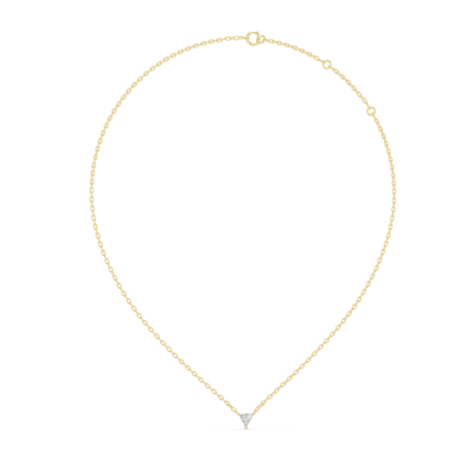 0.70ct Trillion Cut Lab Grown Diamond Sliding Pendant