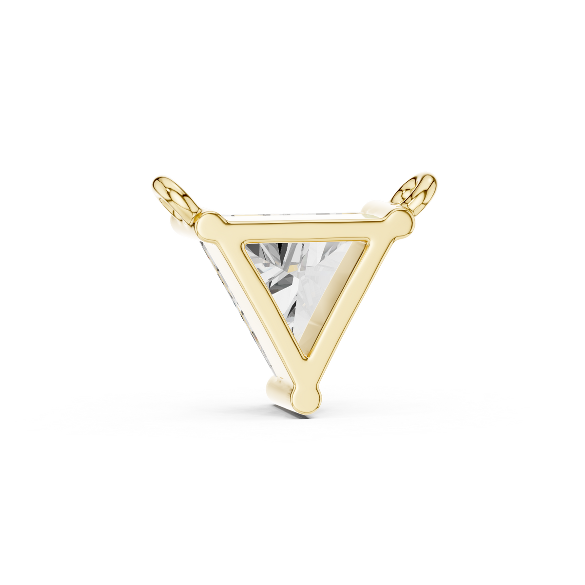 0.70ct Trillion Cut Lab Grown Diamond Sliding Pendant