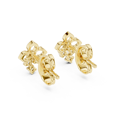 Round Cluster Petal Lab Grown Diamond Earring