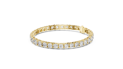 Classic Round Cut Lab Grown Diamond Heavy Tennis Bracelet