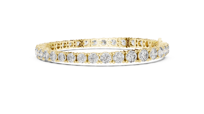 Classic Round Cut Lab Grown Diamond Heavy Tennis Bracelet