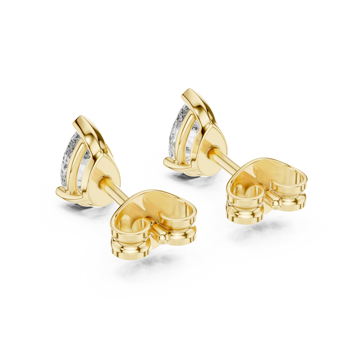 0.50 Ct Pear Solitaire V-Prong Lab Grown Diamond Earring