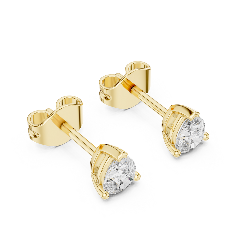 0.40 Ct Pear Solitaire V-Prong Lab Grown Diamond Earring