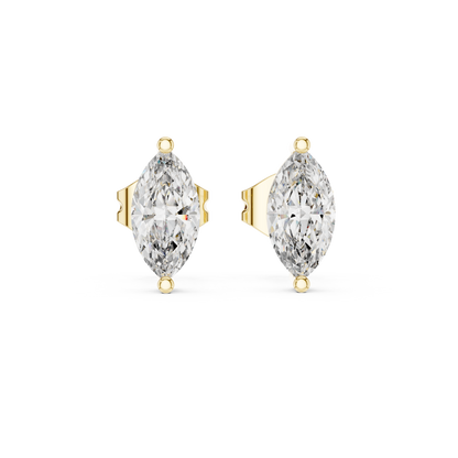 0.35 Ct Marquise Solitaire V-Prong Lab Grown Diamond Earring