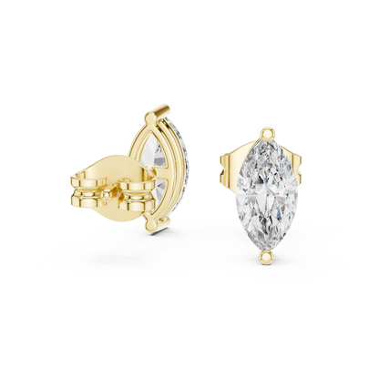 0.35 Ct Marquise Solitaire V-Prong Lab Grown Diamond Earring