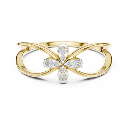 Infinity Cluster Multi Stone Lab Grown Diamond Ring