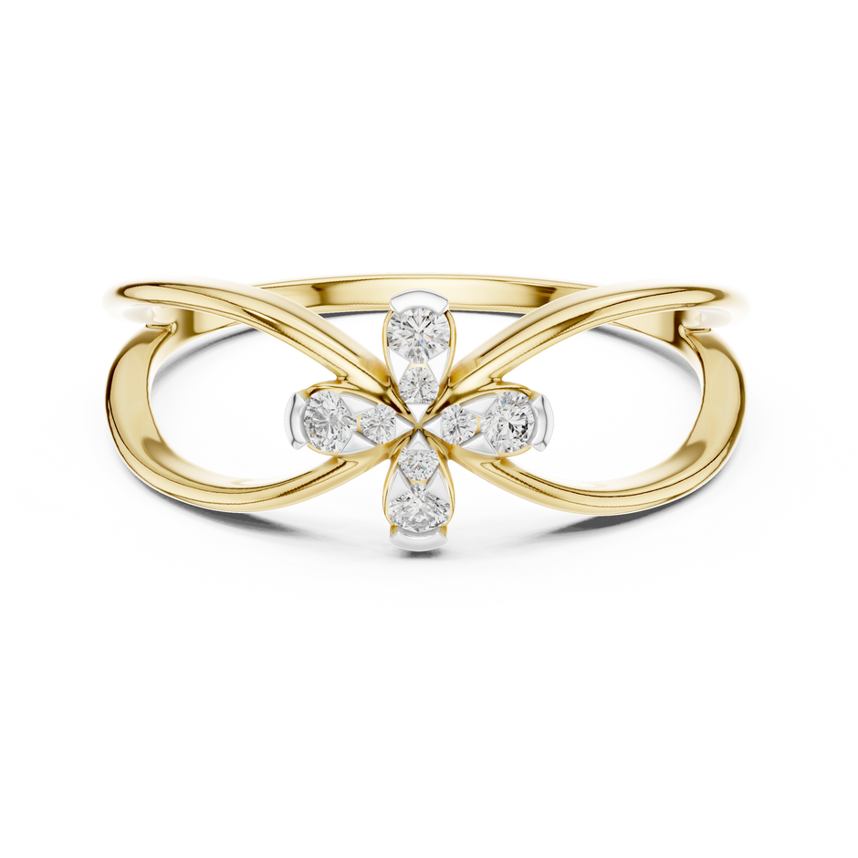 Infinity Cluster Multi Stone Lab Grown Diamond Ring