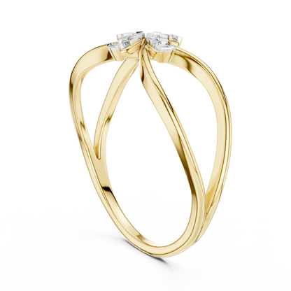 Infinity Cluster Multi Stone Lab Grown Diamond Ring
