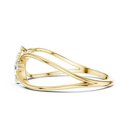 Infinity Cluster Multi Stone Lab Grown Diamond Ring