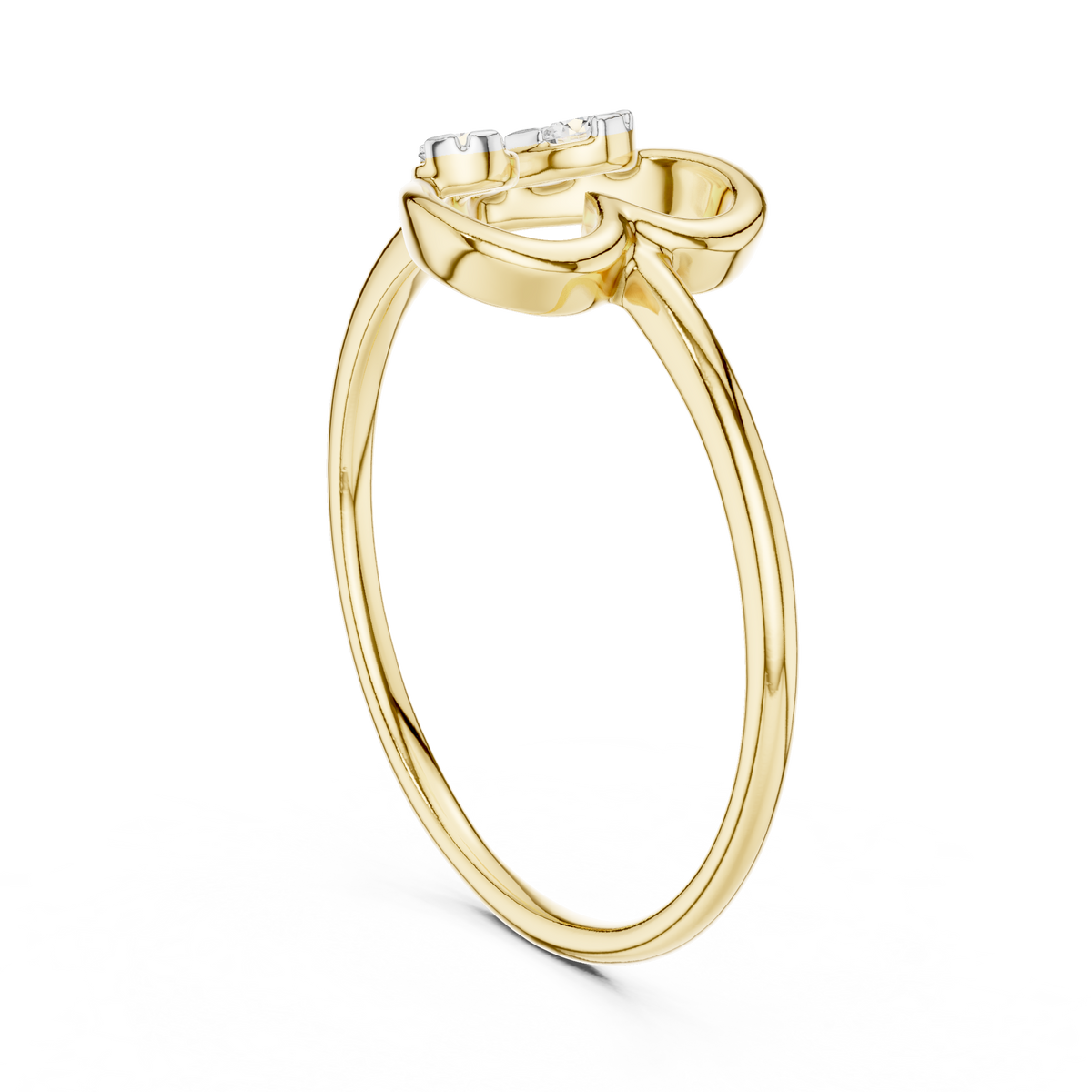 Heart Cluster Multi Stone Lab Grown Diamond Ring