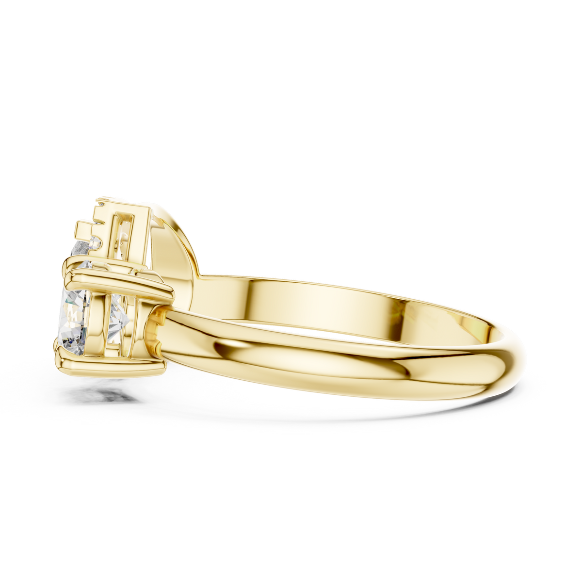 Pear and Round Cut Toi et Moi Lab-Grown Diamond Halo Ring