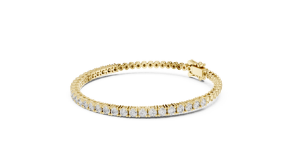 The Heritage Round Lab Grown Diamond Four-Prong Tennis Bracelet