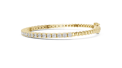 The Heritage Round Lab Grown Diamond Four-Prong Tennis Bracelet