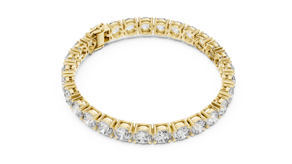 High-Brilliance Lab Grown Diamond Four-Prong Classic Tennis Bracelet.