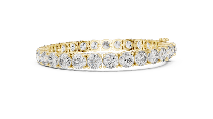 High-Brilliance Lab Grown Diamond Four-Prong Classic Tennis Bracelet.
