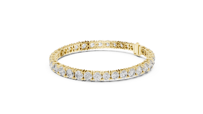 The Royal Graduated Round Lab Grown Diamond Four-Prong Tennis Bracelet.