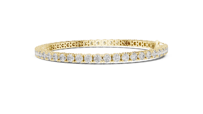 Classic Four-Prong Round Lab Grown Diamond Tennis Bracelet