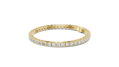 The Eternity Round Lab Grown Diamond Four-Prong Tennis Bracelet