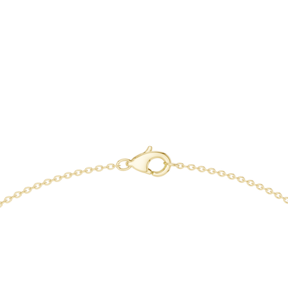 Graduated Oval & Round Lab Grown Diamond Frontal Station Necklace