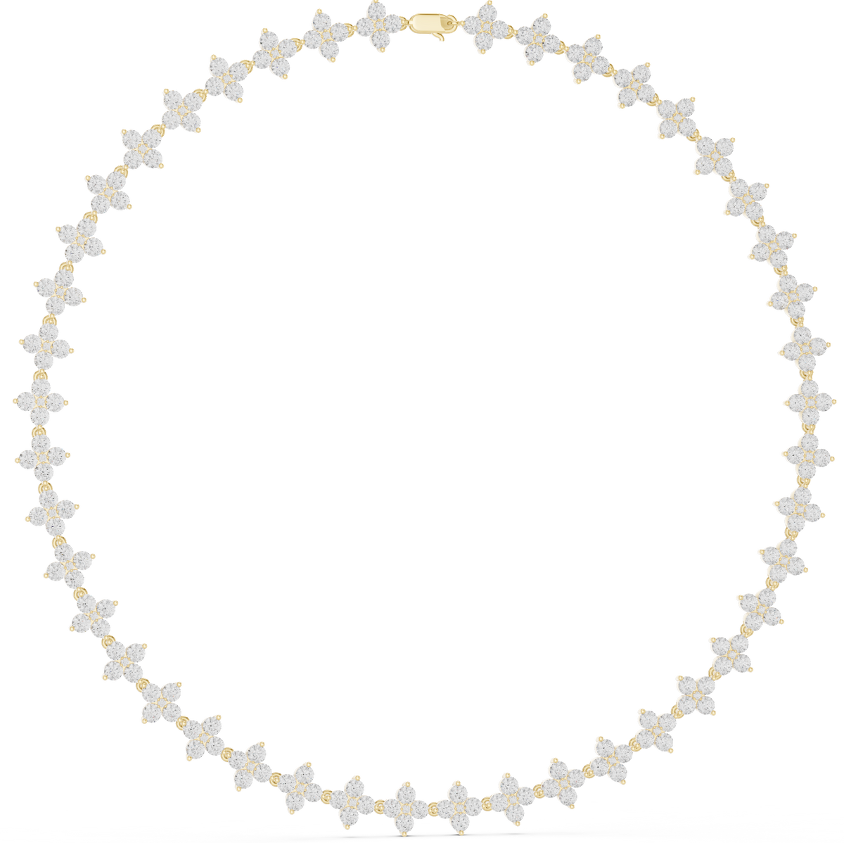 The Luminary Flora Lab Grown Diamond Riviera Necklace