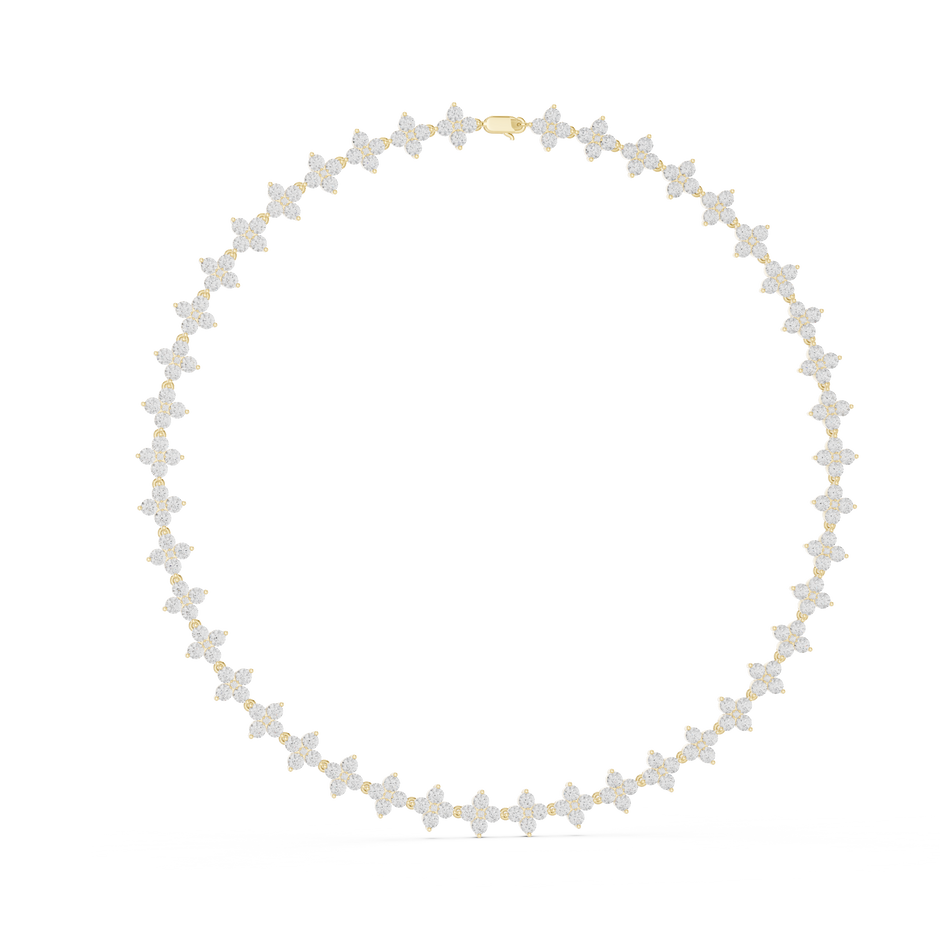 The Luminary Flora Lab Grown Diamond Riviera Necklace
