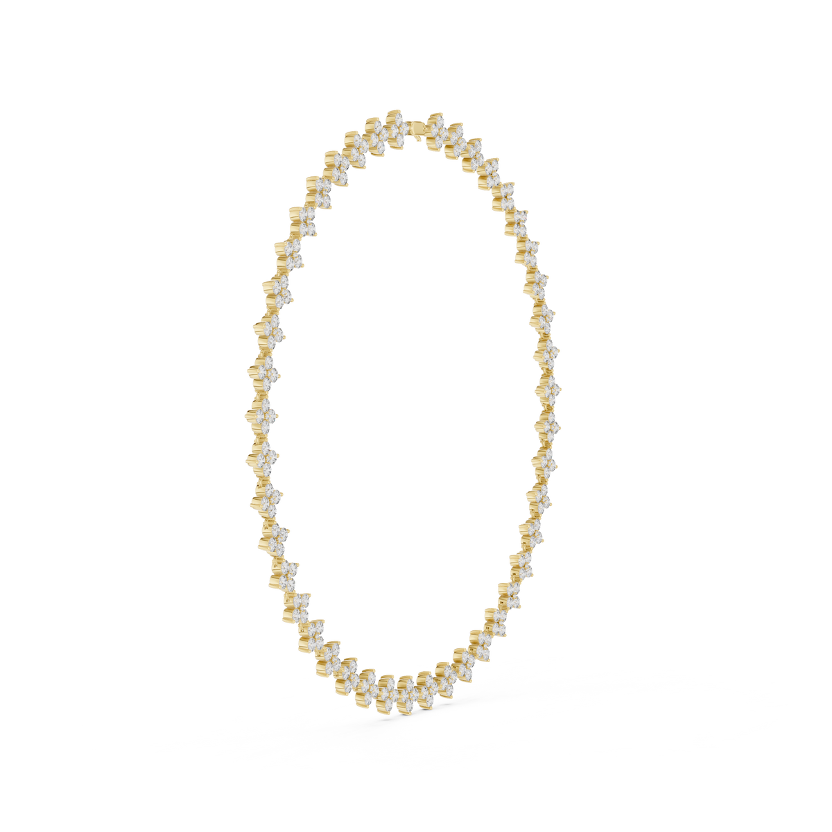The Luminary Flora Lab Grown Diamond Riviera Necklace