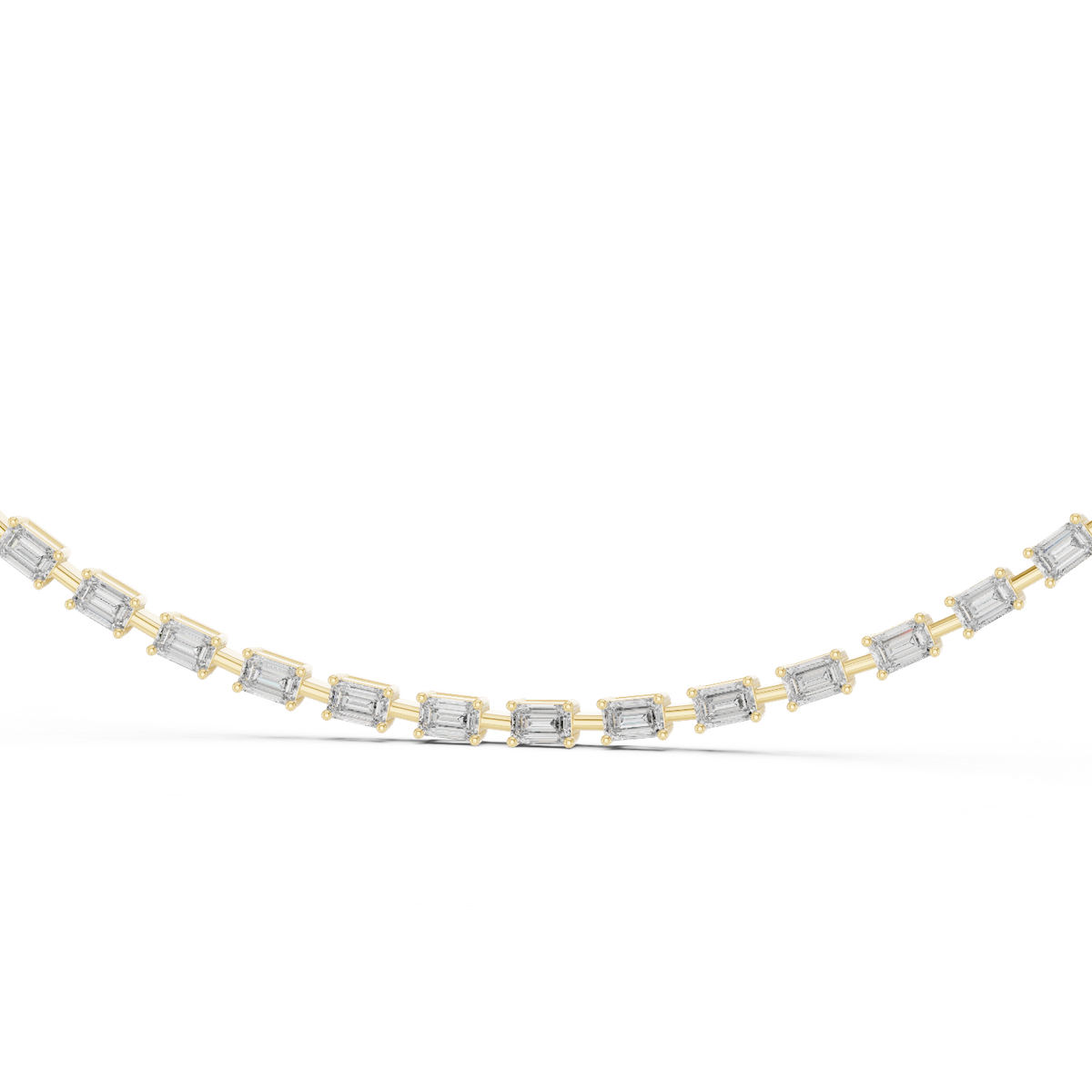 The Luminary Flora Lab Grown Diamond Riviera Necklace