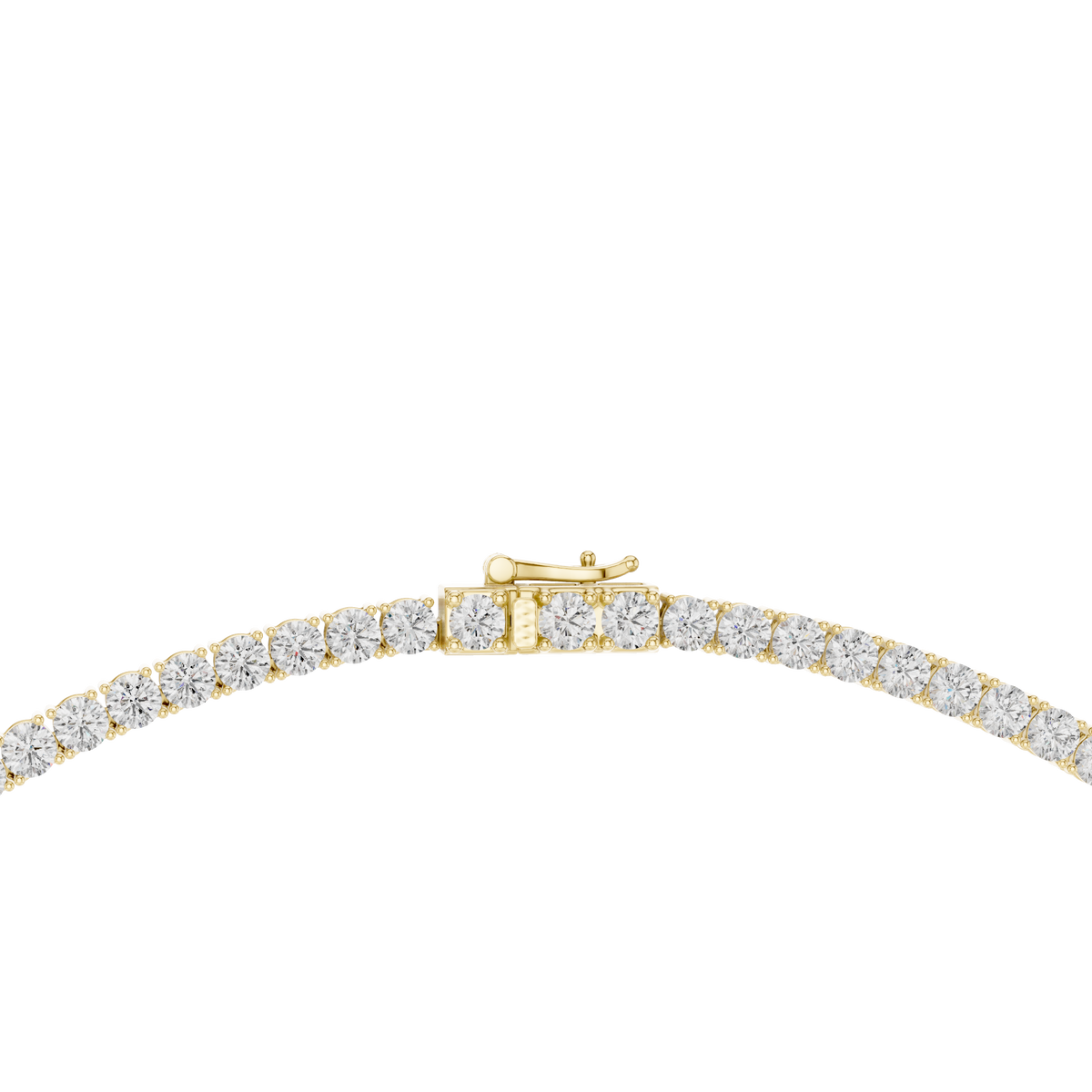 Classic Round Lab Grown Diamond Riviera Eternity Necklace