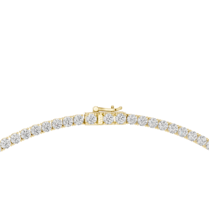 Classic Round Lab Grown Diamond Riviera Eternity Necklace