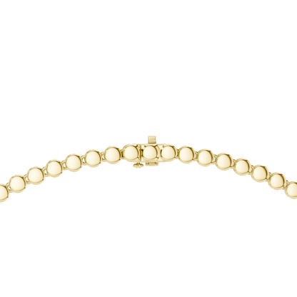 Round Lab Grown Diamond Cluster Station & Pear Drop Necklace