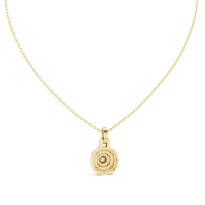 Triple Halo Cushion Cut Lab Grown Diamond Medallion Pendant
