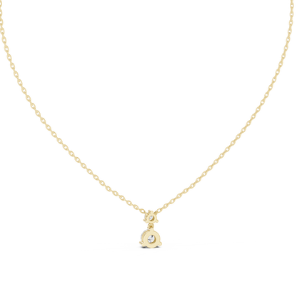 Two-Stone Graduated Round Lab Grown Diamond Drop Pendant