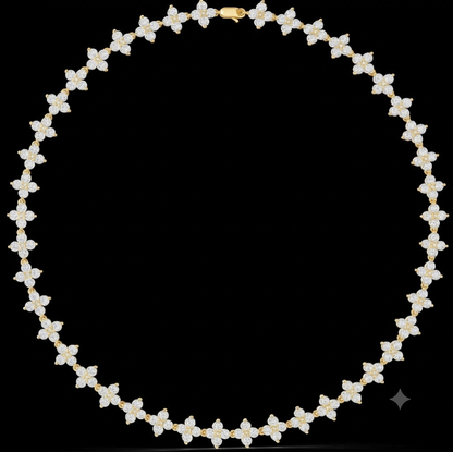 The Luminary Flora Lab Grown Diamond Riviera Necklace